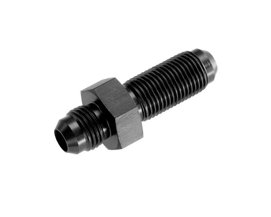 832-10-2 – REDHORSE Coupler Fitting, -10 AN Male Straight Without O-Ring Aluminum Black Single